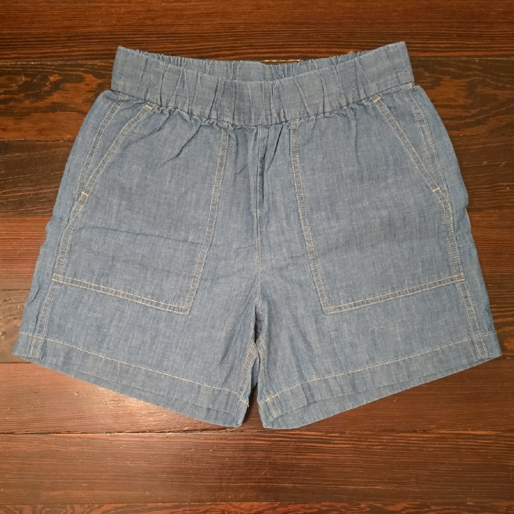 JCrew Light Blue Chambray Shorts